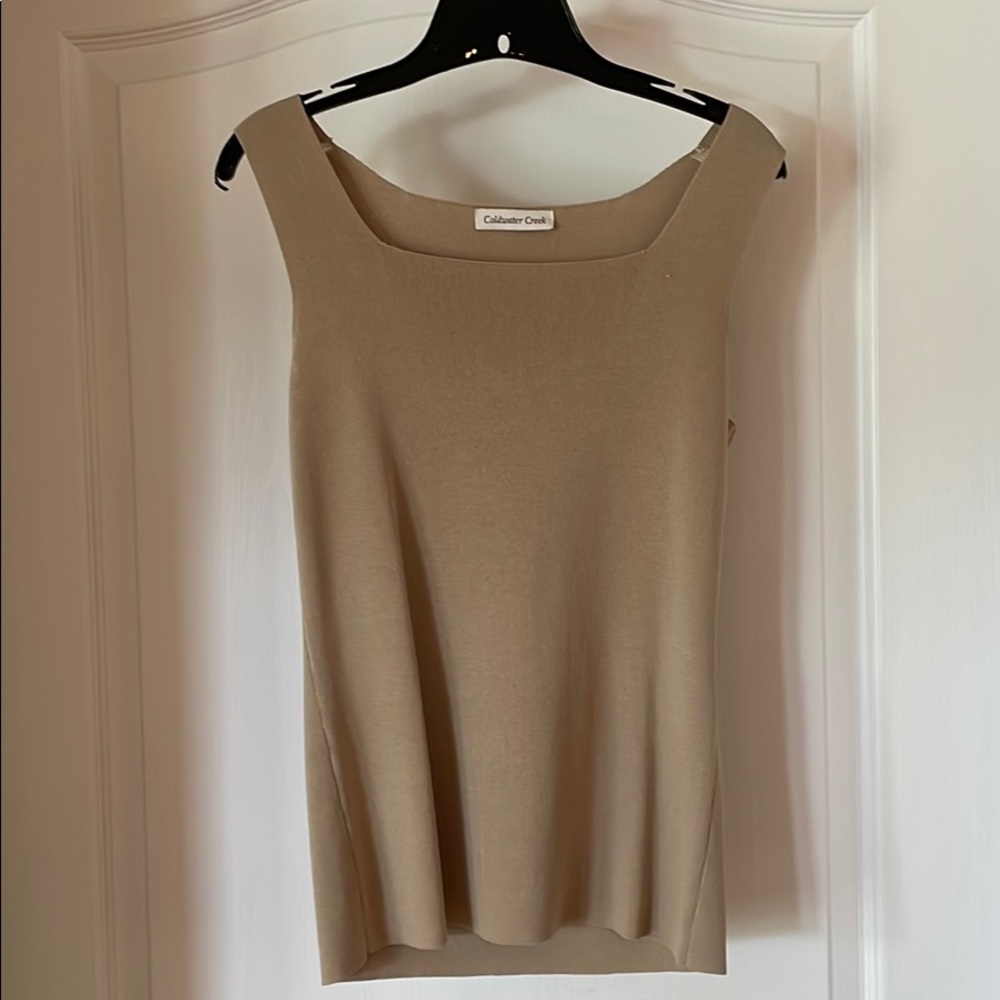 Coldwater Creek, women’s sleeveless top.